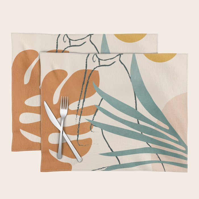 Minimal Line in Nature III Placemat Gallery Image 1