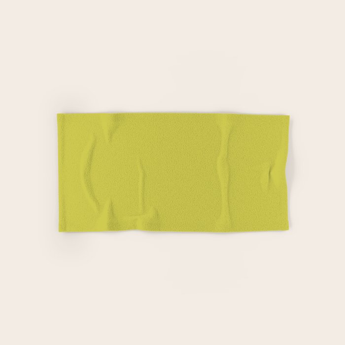 Cyber lime colour pattern  Bath Towel Gallery Image 1