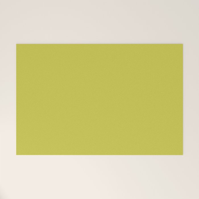 Cyber lime colour pattern  Welcome Mat Gallery Image 1