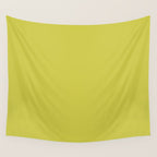 Cyber lime colour pattern  Wall Tapestry Gallery Image 4