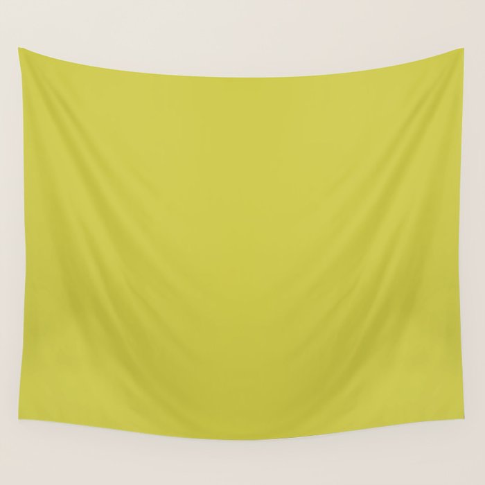Cyber lime colour pattern  Wall Tapestry Gallery Image 4