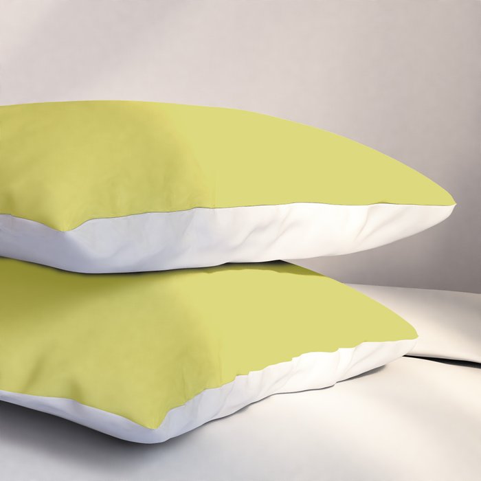 Cyber lime colour pattern  Pillow Sham Gallery Image 3