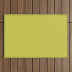 Cyber lime colour pattern  Outdoor Rug Gallery Image 1