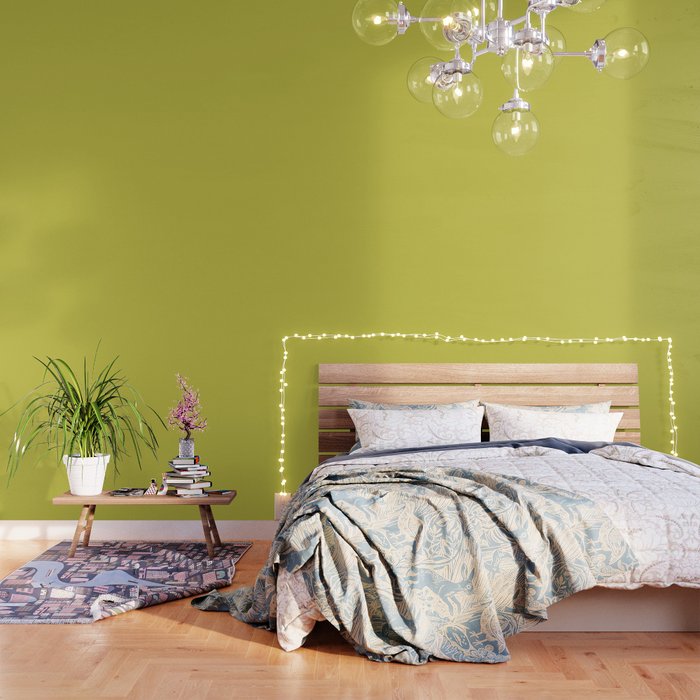 Cyber lime colour pattern  Wallpaper Gallery Image 1