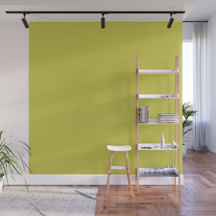 Cyber lime colour pattern  Wall Mural Gallery Image 1