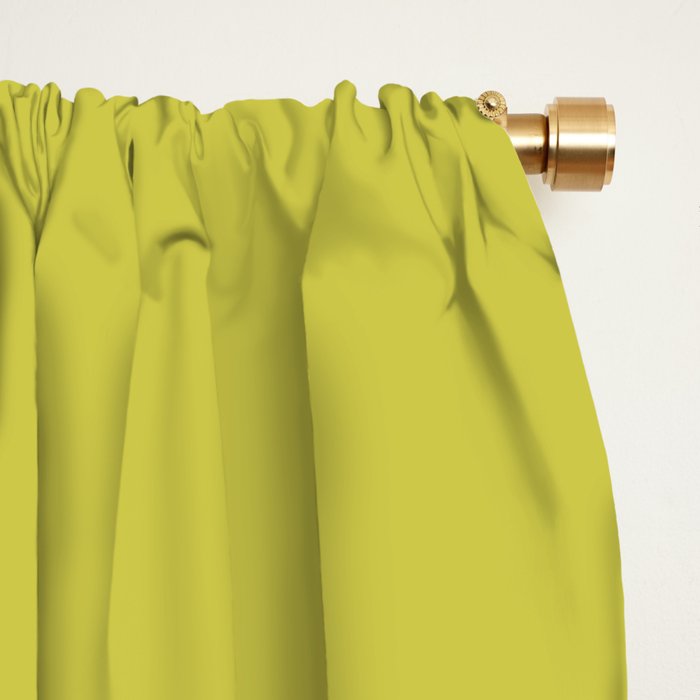 Cyber lime colour pattern  Window Curtain Gallery Image 2