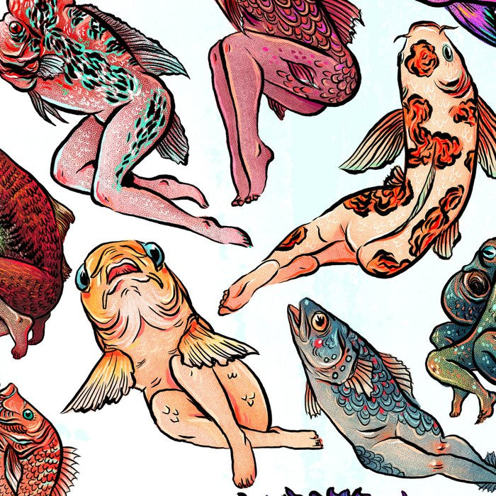 Reverse Mermaids Coffee Mug Gallery Image 2