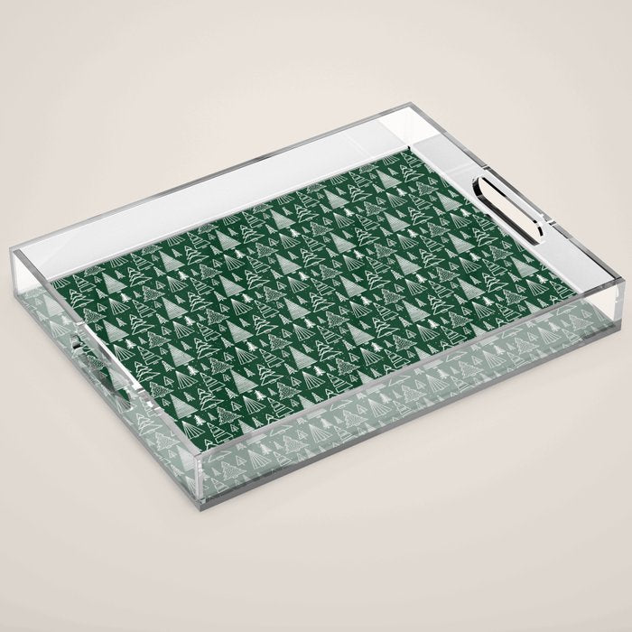 Holiday Pines Acrylic Tray Gallery Image 1