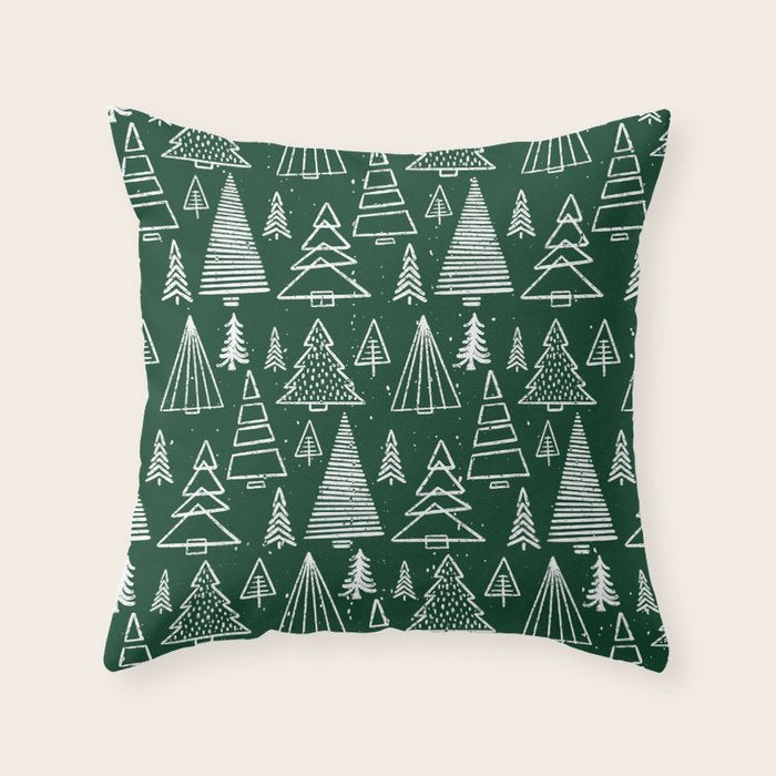 Holiday Pines Throw Pillow Gallery Image 6