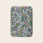 Wildflower Field on Pine Grove - Pink, Orange, Blue, & Purple Bath Mat Gallery Image 1