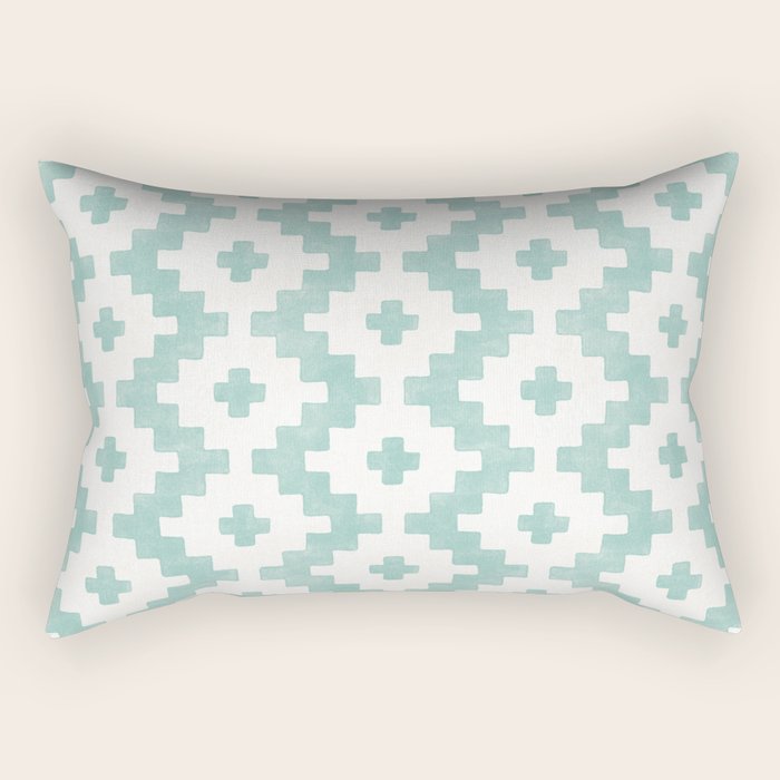 Taos - Turquoise  Rectangular Pillow Gallery Image 2
