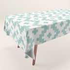 Taos - Turquoise  Tablecloth Gallery Image 1