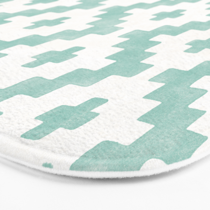 Taos - Turquoise  Bath Mat Gallery Image 3