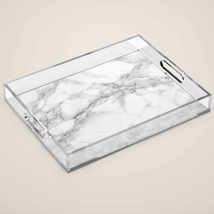 Marble Acrylic Tray Gallery Image 1