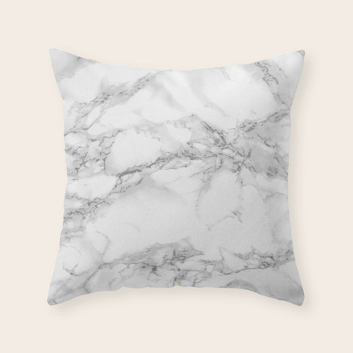 Marble Throw Pillow Gallery Image 1