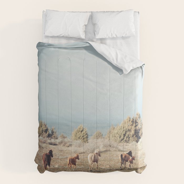 Oregon Wilderness Horses Comforter Gallery Image 6