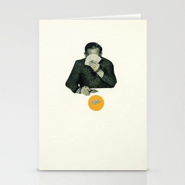 Poker Face Stationery Card Gallery Image 1