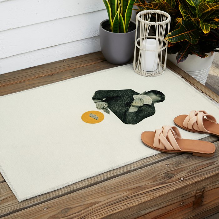 Poker Face Outdoor Rug Gallery Image 2