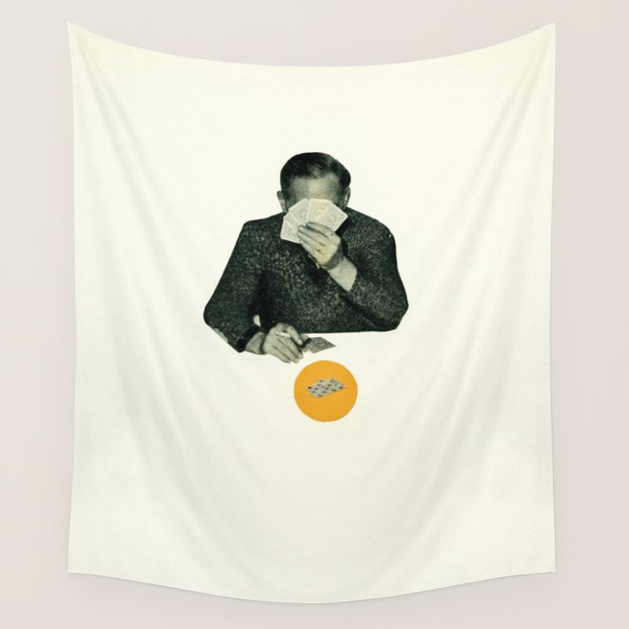 Poker Face Wall Tapestry Gallery Image 4