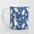 Rabbits and Flowers 003 Coffee Mug Gallery Image 3
