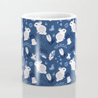 Rabbits and Flowers 003 Coffee Mug Gallery Image 4