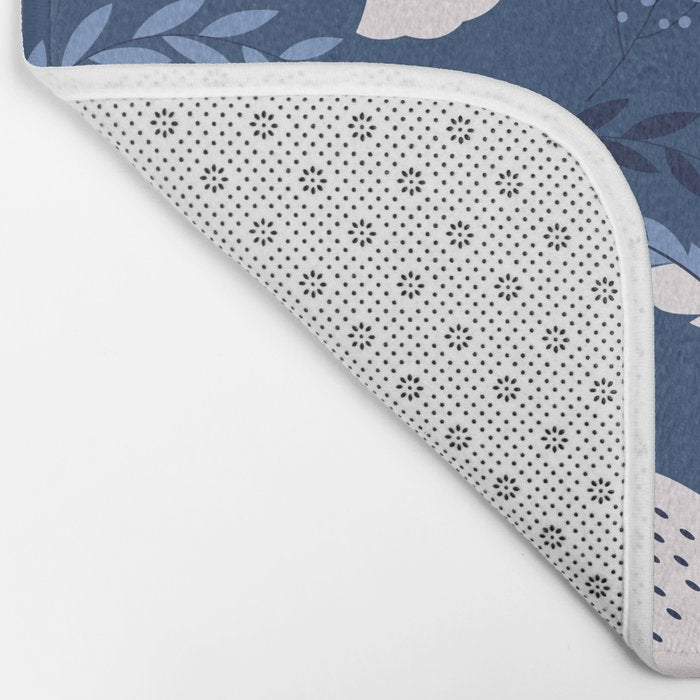 Rabbits and Flowers 003 Bath Mat Gallery Image 2