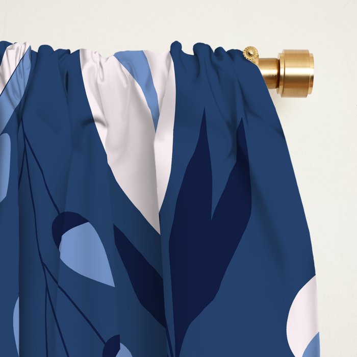 Rabbits and Flowers 003 Window Curtain Gallery Image 2