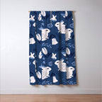 Rabbits and Flowers 003 Window Curtain Gallery Image 3
