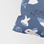 Rabbits and Flowers 003 Pillow Sham Gallery Image 4