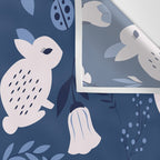 Rabbits and Flowers 003 Wall Tapestry Gallery Image 3