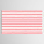 Pink Stripes Ultra Fine Stripe Narrow Pinstripe Pattern Tablecloth Gallery Image 2
