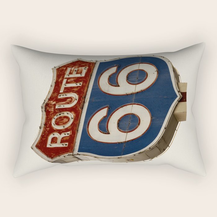 U.S. Route 66  Rectangular Pillow Gallery Image 1