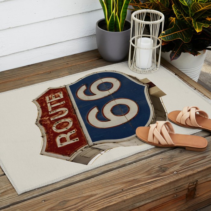 U.S. Route 66  Outdoor Rug Gallery Image 2