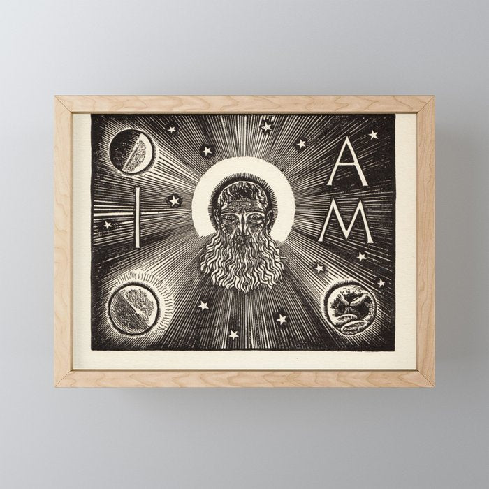 "The Vision" by Rockwell Kent (1919) Mini Art Print Gallery Image 1