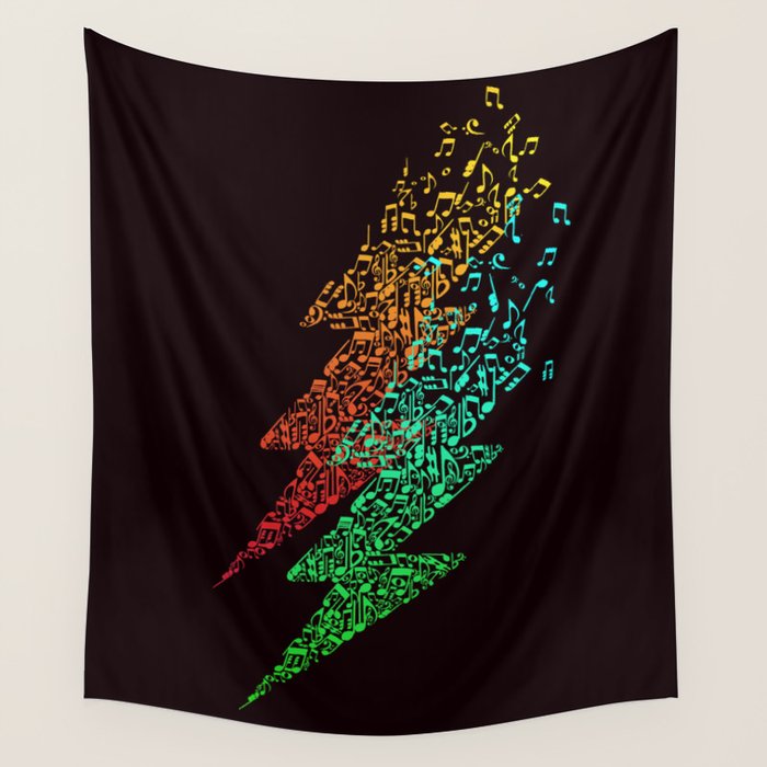 Electro music Wall Tapestry Gallery Image 4