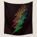 Electro music Wall Tapestry Gallery Image 4