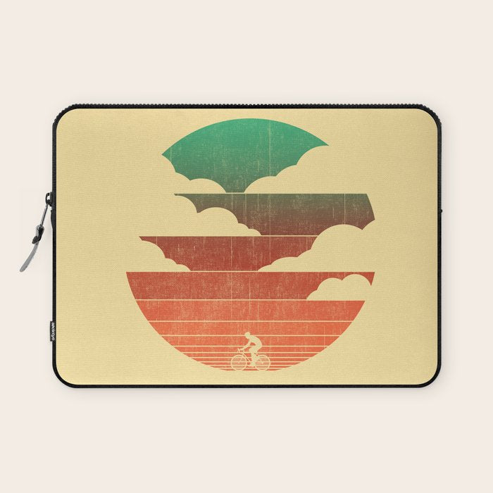 Go West (cycling edition) Laptop Sleeve Gallery Image 1
