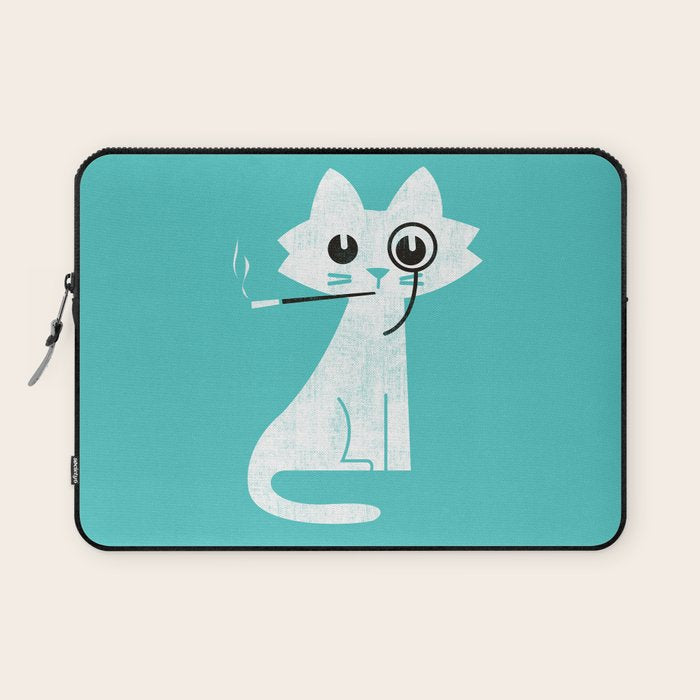 Mark - fancy cat Laptop Sleeve Gallery Image 1