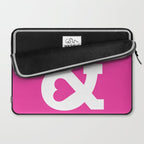 Peace and Love (pink edition) Laptop Sleeve Gallery Image 2