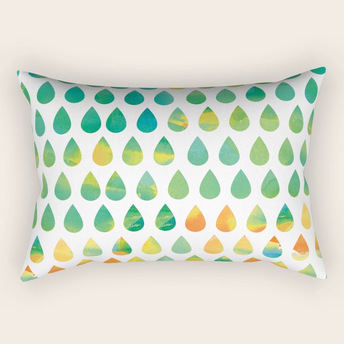 Monsoon Rain Rectangular Pillow Gallery Image 2