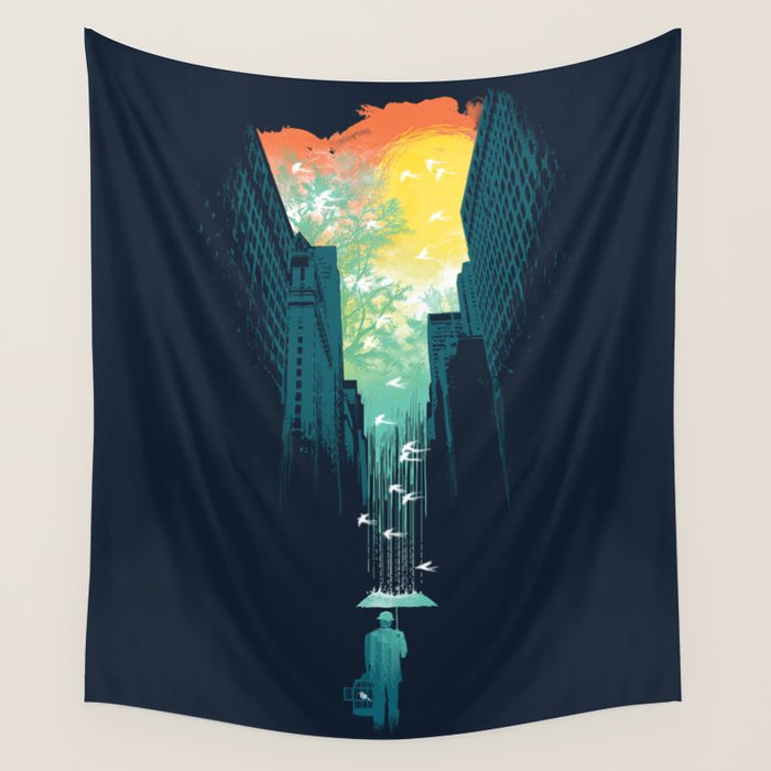 I Want My Blue Sky Wall Tapestry Gallery Image 4
