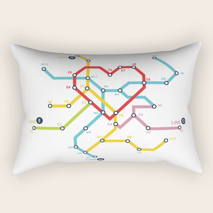 Home Where The Heart Is Rectangular Pillow Gallery Image 1