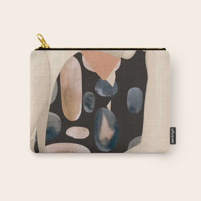 Abstract Art Female Figure 32 Carry All Pouch Gallery Image 1