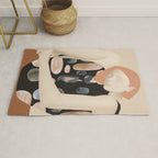 Abstract Art Female Figure 32 Rug Gallery Image 1