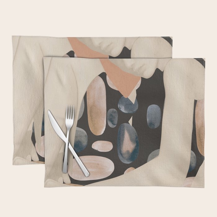Abstract Art Female Figure 32 Placemat Gallery Image 1