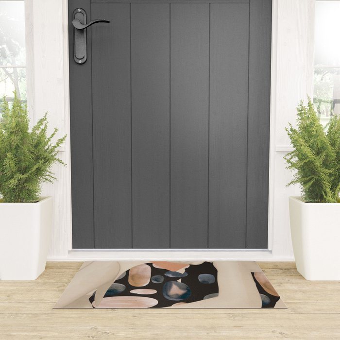 Abstract Art Female Figure 32 Welcome Mat Gallery Image 3
