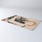 Abstract Art Female Figure 32 Rug Gallery Image 3