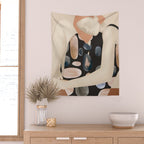 Abstract Art Female Figure 32 Wall Tapestry Gallery Image 2