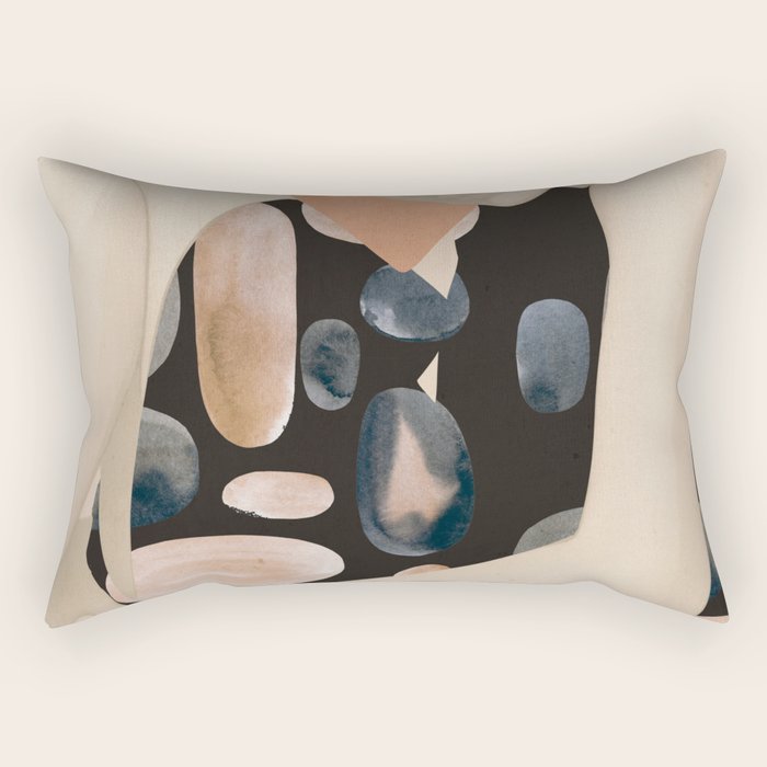 Abstract Art Female Figure 32 Rectangular Pillow Gallery Image 1