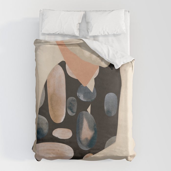 Abstract Art Female Figure 32 Duvet Cover Gallery Image 1